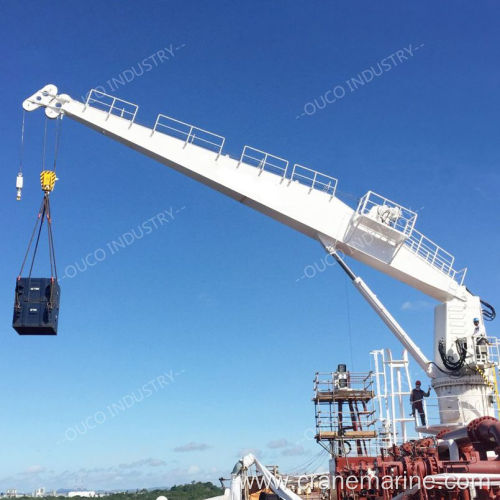 OUCO sells stiff boom marine cranes with classification society certification